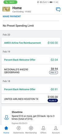 The credit is back
