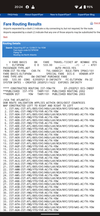 Wtf is a constructed fare?