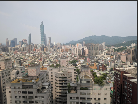 View from my hotel room