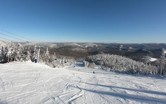 Skiing on the North side of the mountain