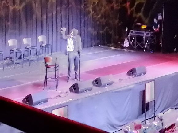 Weird effect on this one. "John steps outside himself". Not intentional, just bad camera. 