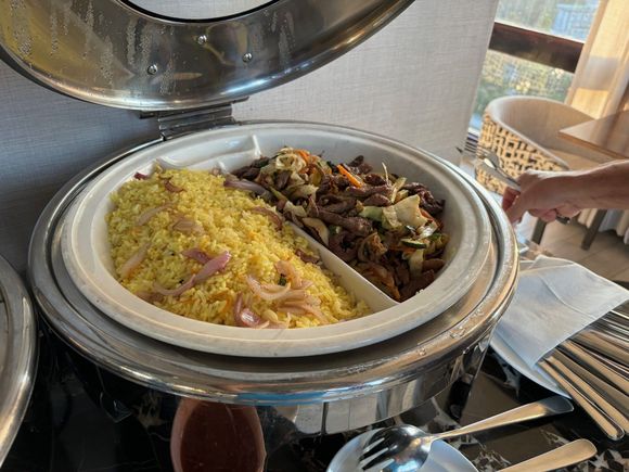 Rice and beef were very good ;)