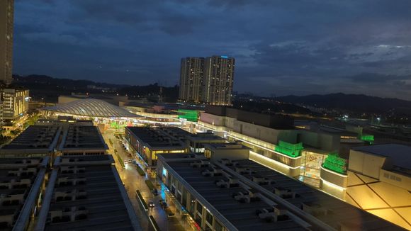 View of the Pavilion mall from the 15th floor