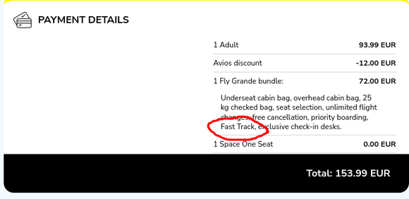 Booking confirmation