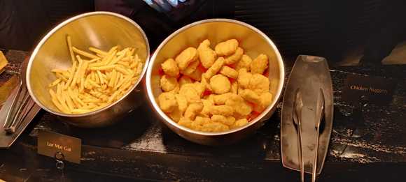 The best of Singapore cuisine - chicken nuggets and french fries. Trying not to think of that line from Crazy Rich Asians