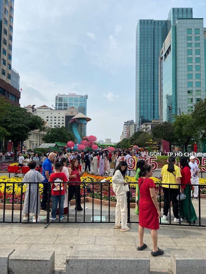 I happened to visit HCMC right on the Chinese New Year