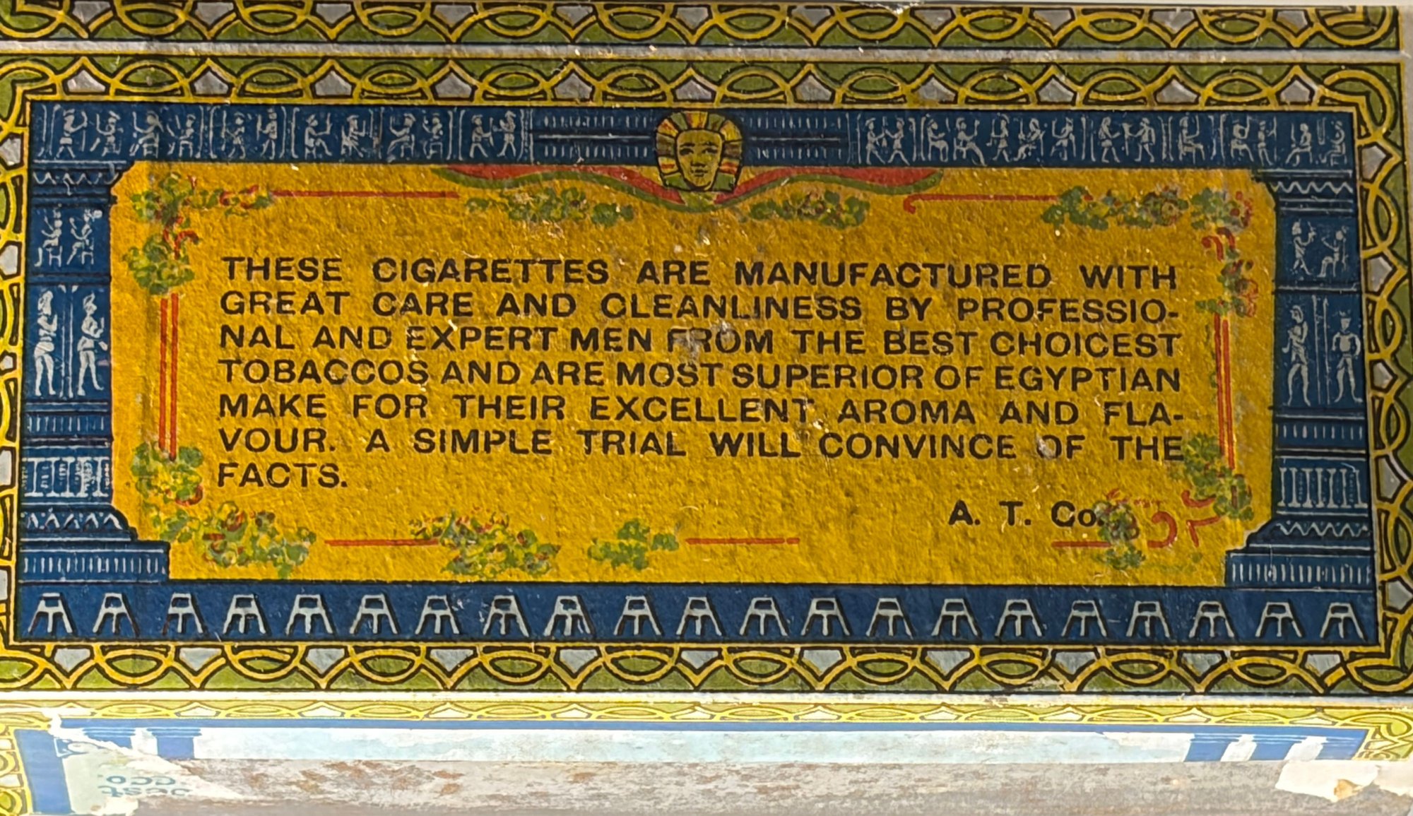 Tobacco advertising back in the day.