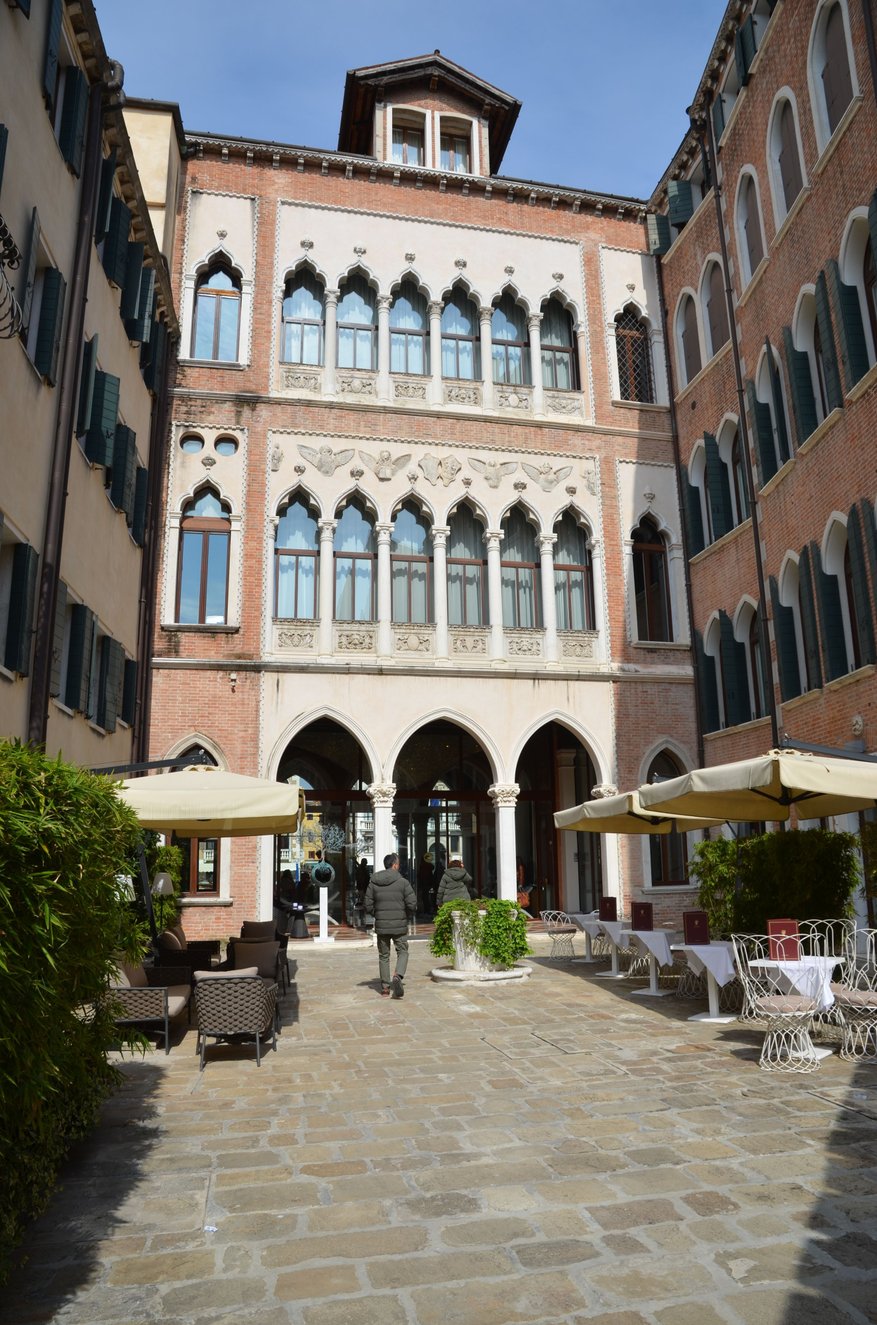 luxury hotel in a palazzo