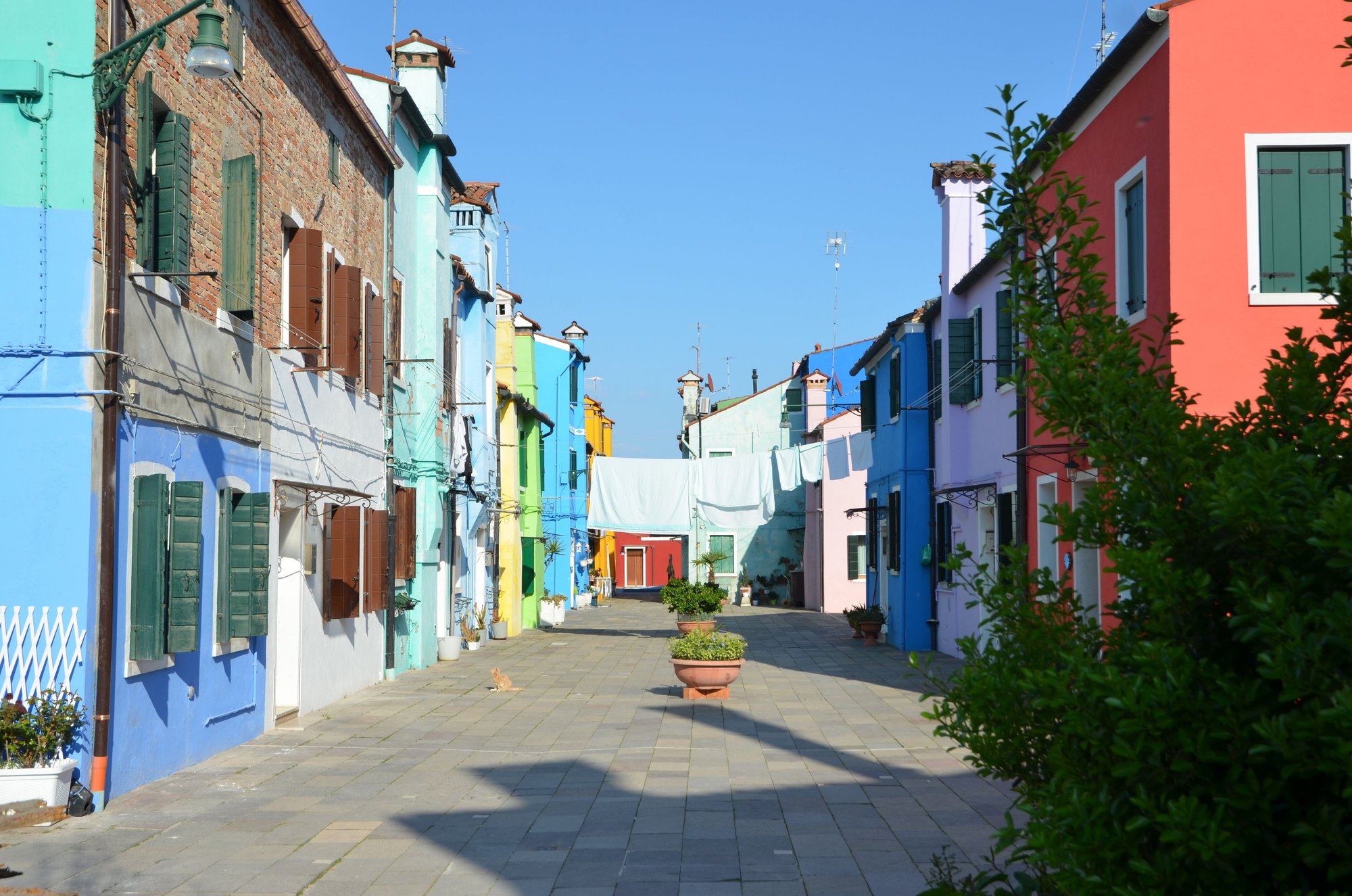 side alley Burano