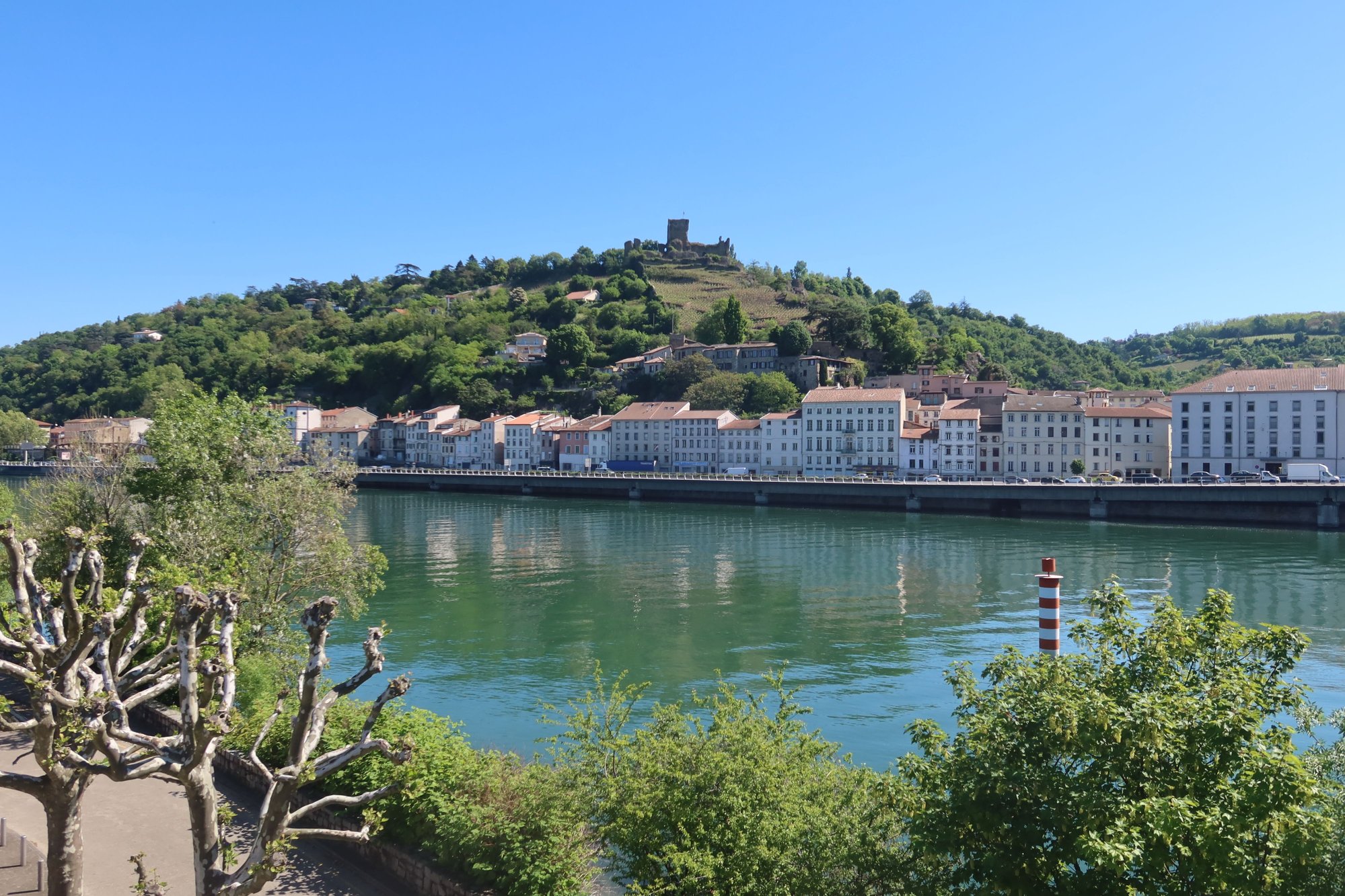 Castle Overlooking Vienne and the Rhone River