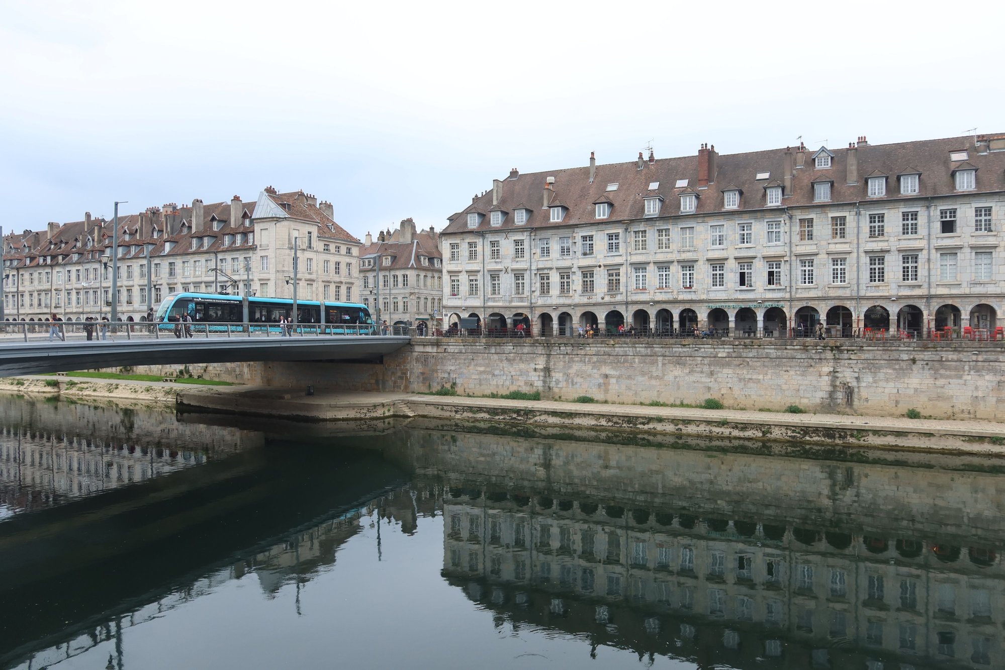 Building Reflections on Doubs River