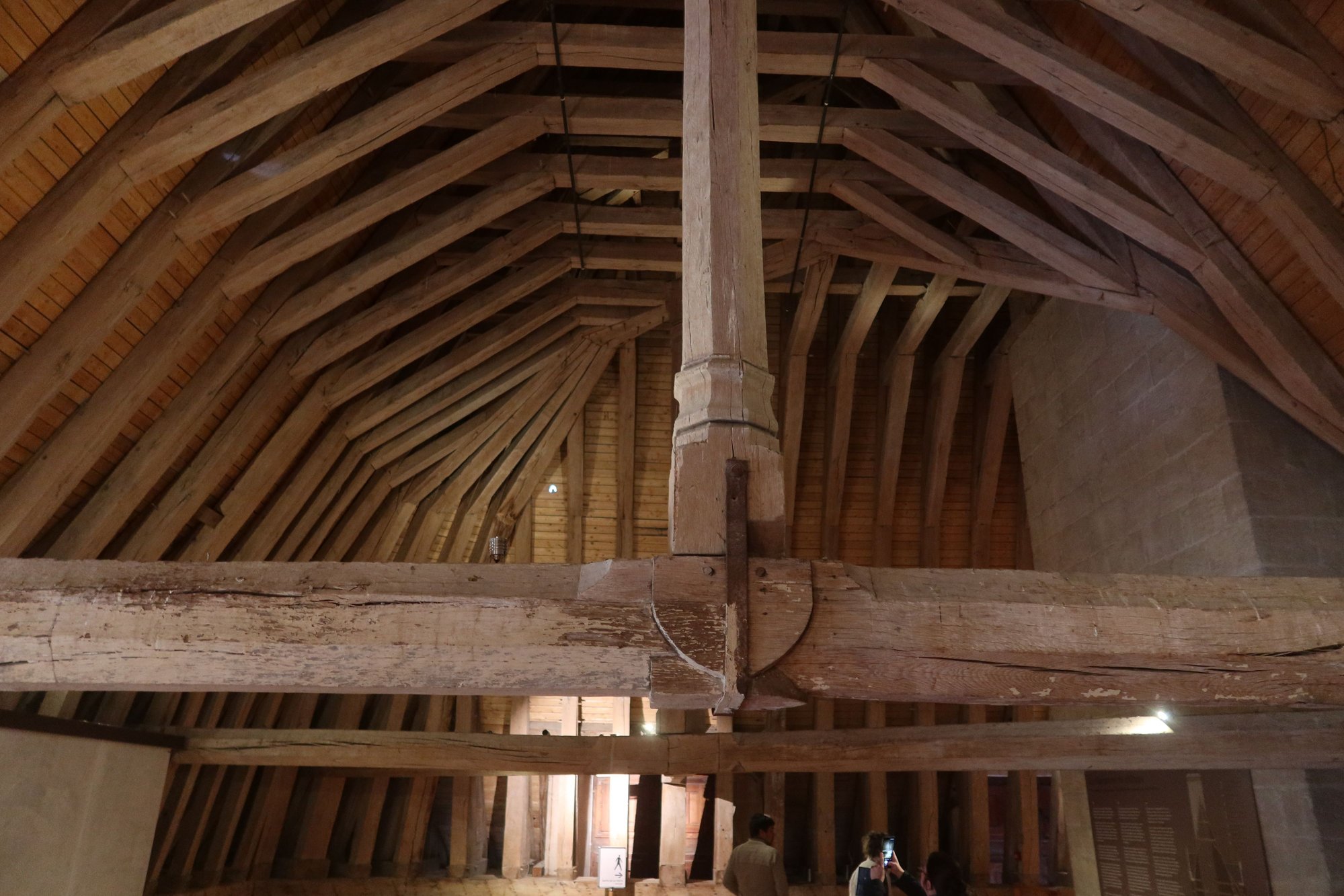 Great Attic of Centuries-Old Timbers, Azay-le-Rideay