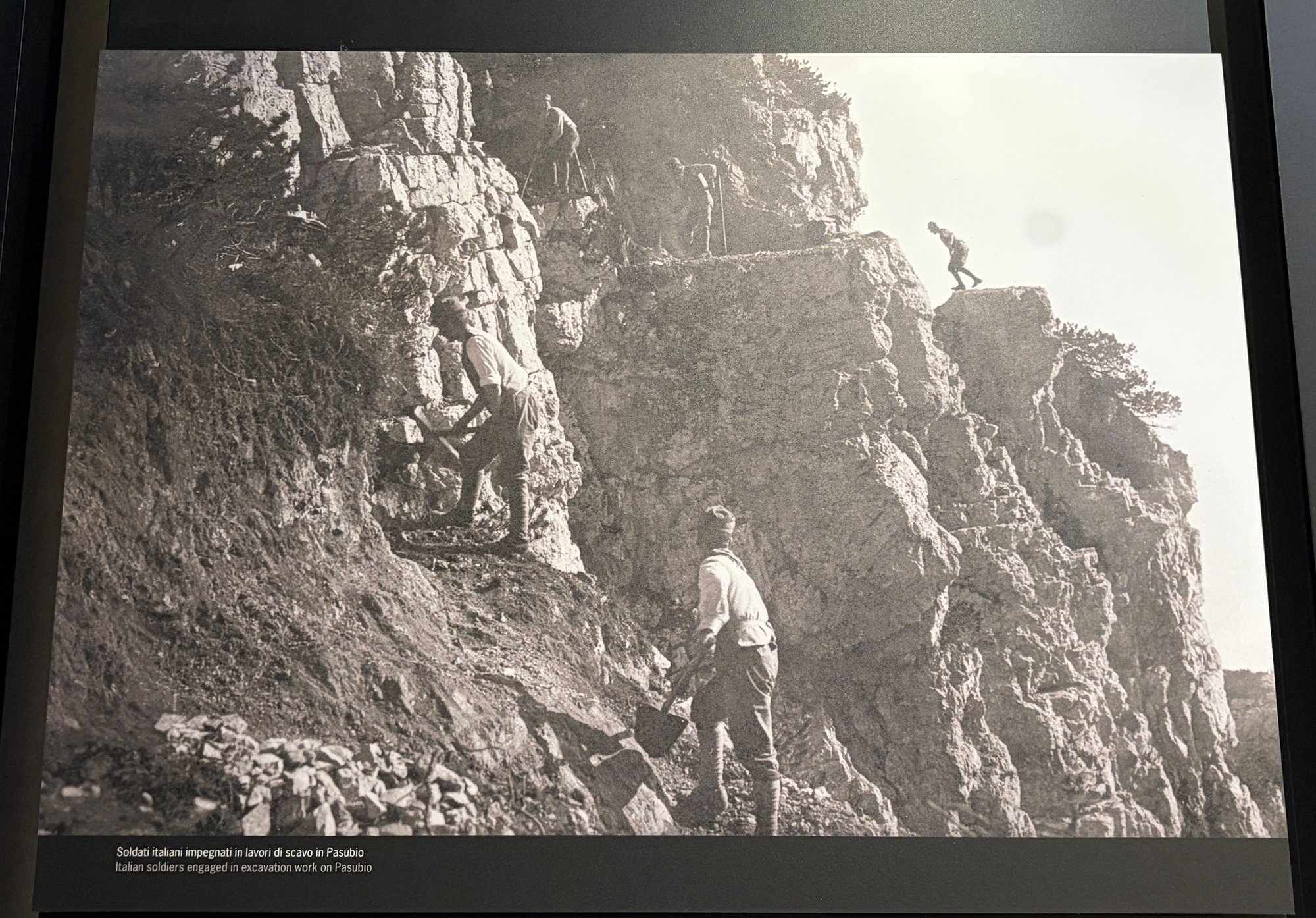 Fighting in the mountains