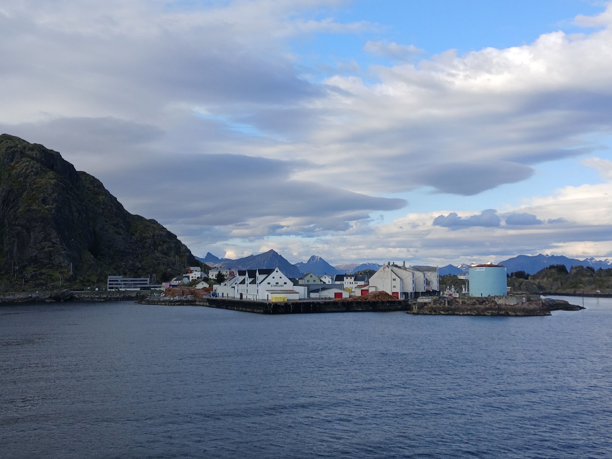 Arriving in Stamsund