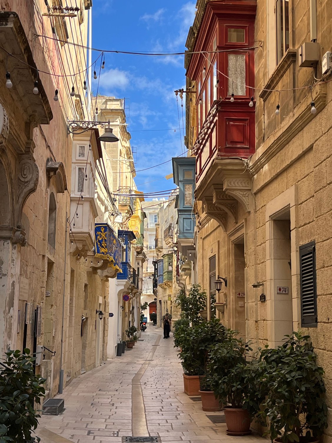 Vittoriosa and some colorful Maltese balconies