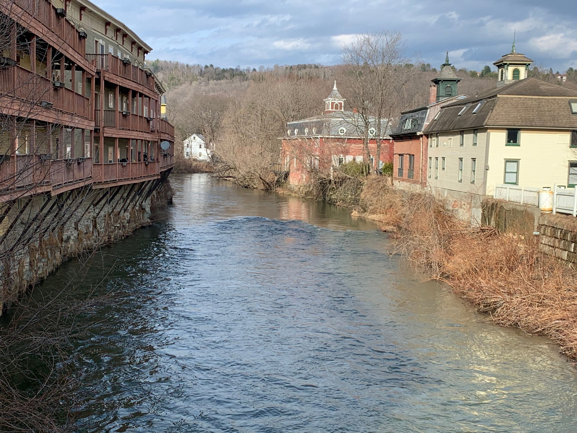 North Branch of Winooski River (learned Winooski is Abenaki for onion, I wonder why they named the river �onion�? If it is somehow onion-like?
