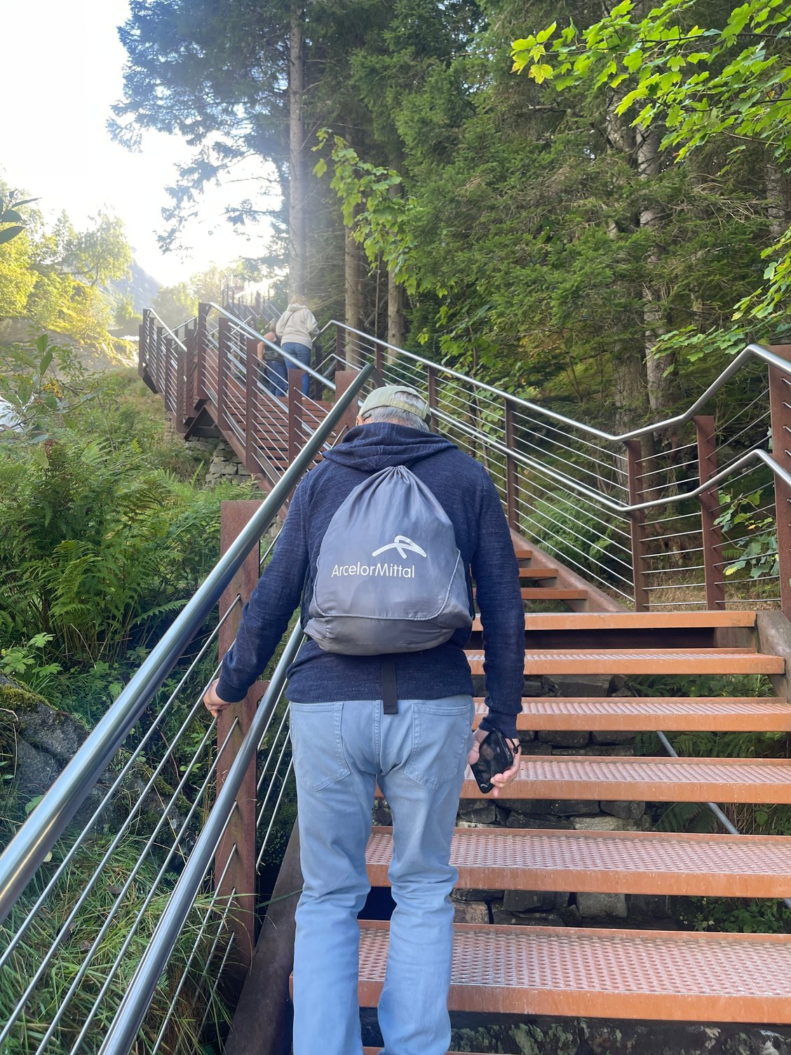 A lot of steps going up