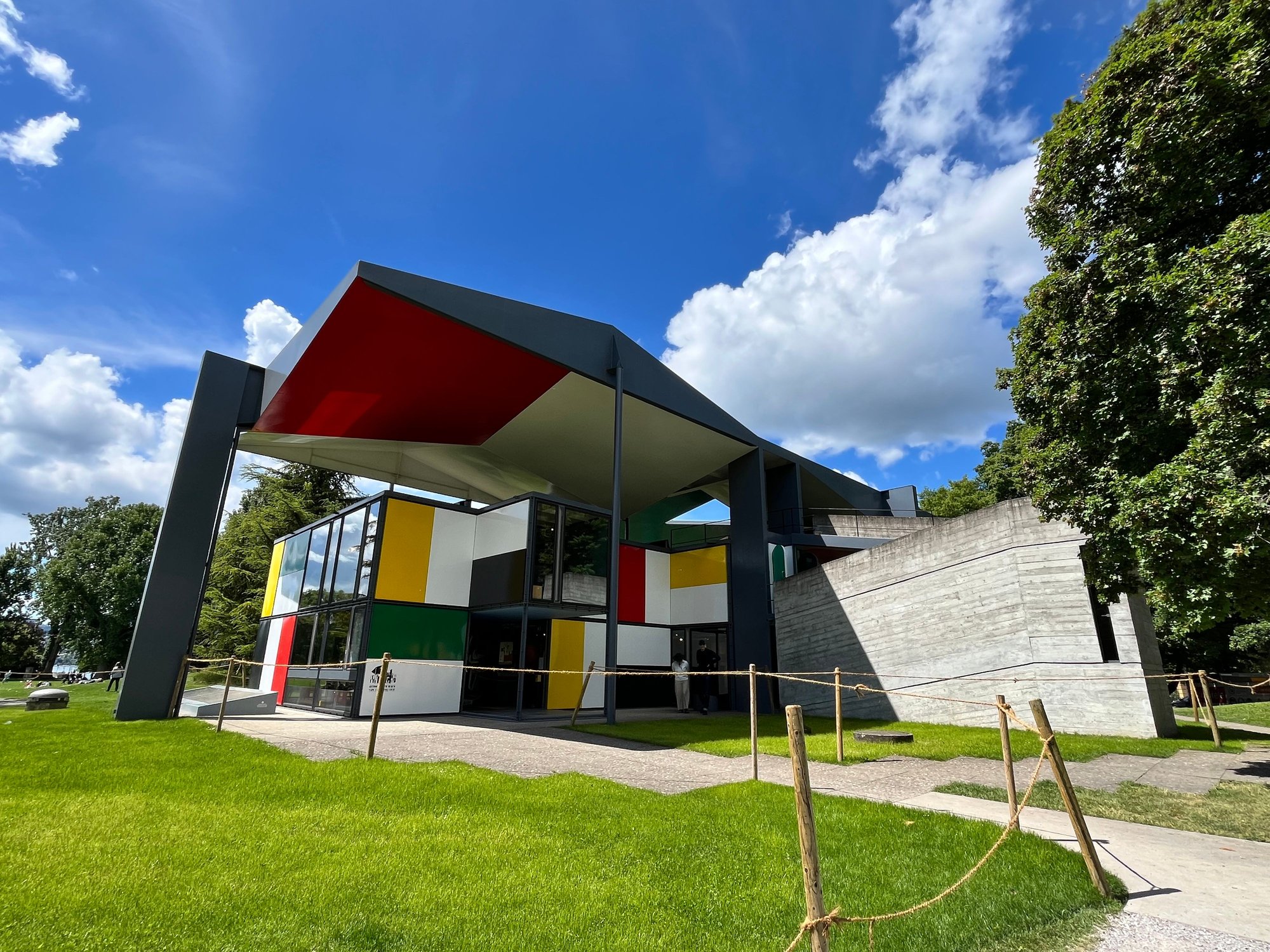 Exterior of Pavilion Le Corbusier