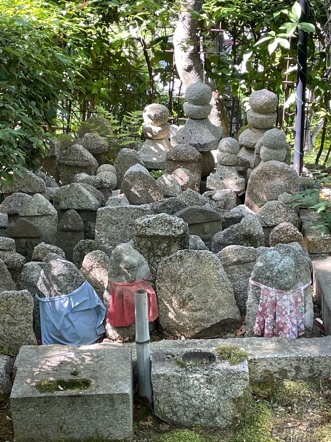 Some of the stones had little bibs on. Anyone know what that means?