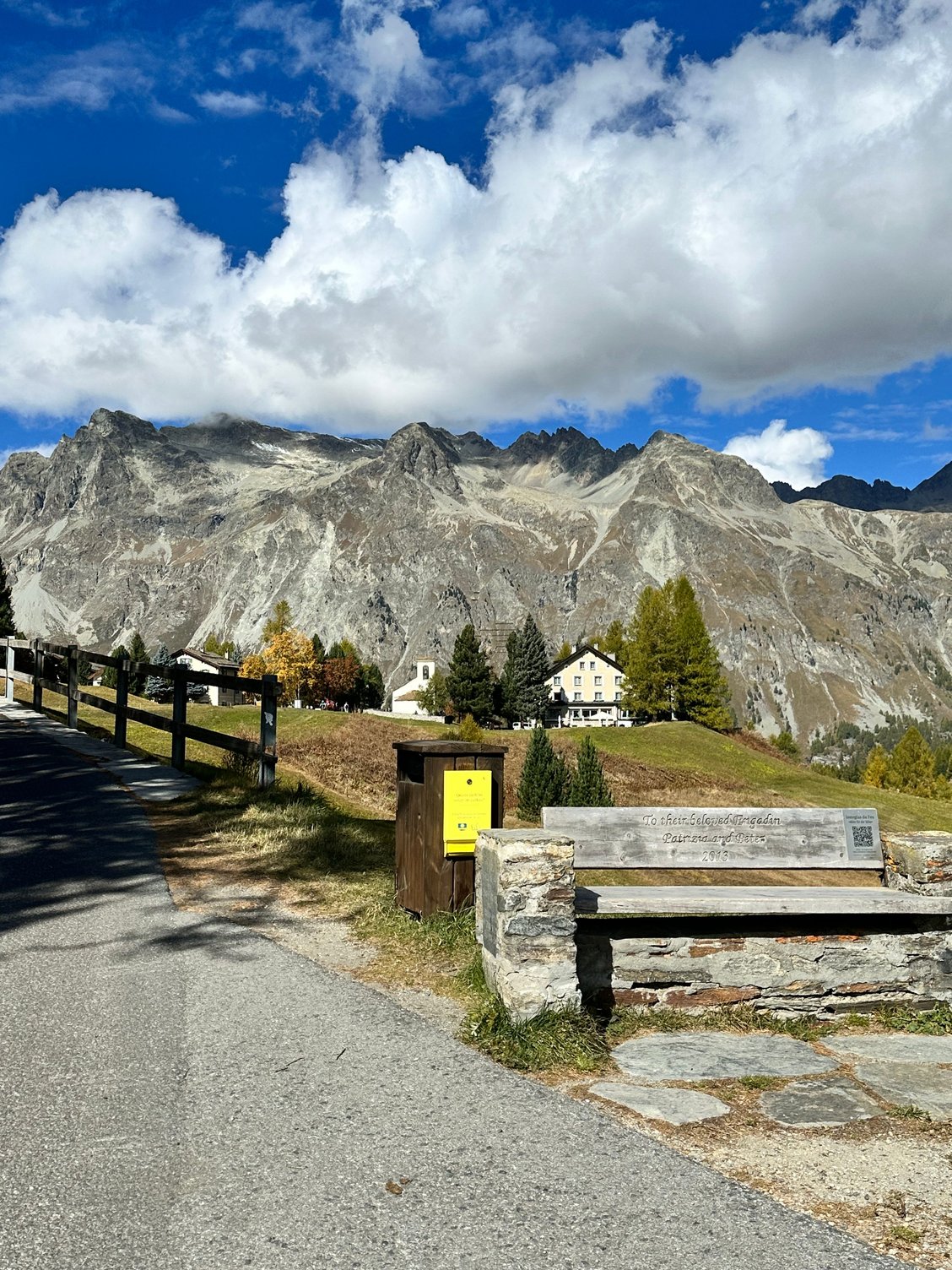 The walking back - Val Fex