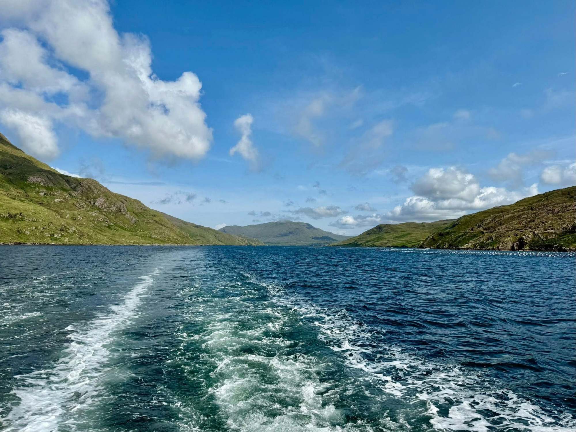 On the water at Killary Fjord