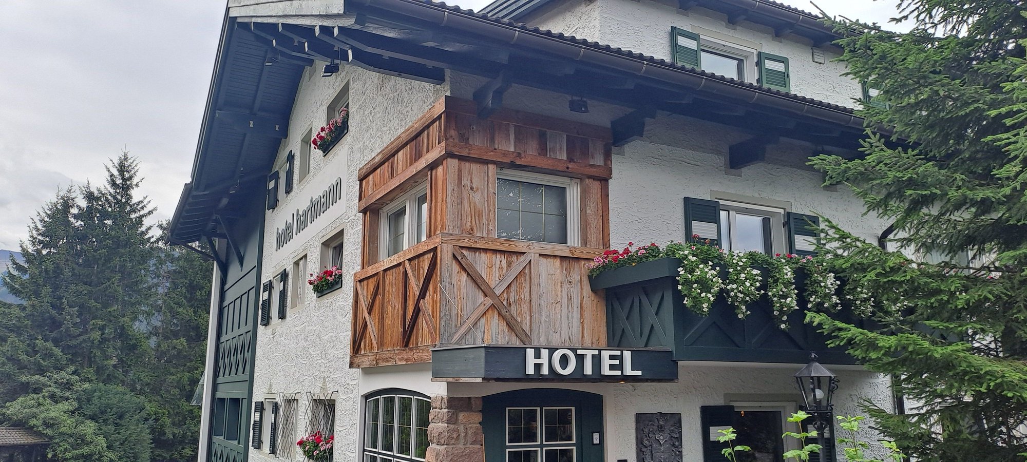 Hotel Hartmann and our balcony 1st floor