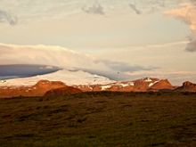 Neither sunrise nor sunset but midnight sun in Rif Iceland