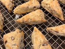 

Mini scones for tomorrow night reception.   For some reason I can now only post one photo at a time.  Anyone else having that problem?