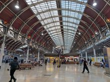 A much quieter Paddington Station