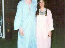 DH and I on our first Nile cruise. It was Fancy Dress Night. 