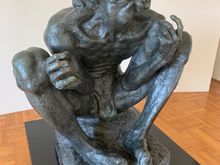 Statue of St. Jerome at the Meštrović Museum.  Split.