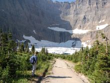 Arriving Iceberg Lake