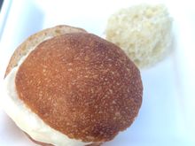 Yummy Brie cream in this roll