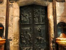 Beautiful interior door of some significance which escapes me. Percy??