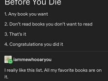 Got to admit, this is a cool list too.  All true, but it’s not helping me with ideas!!!!! 