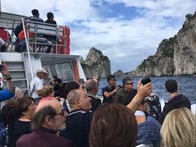 The boat ride around the island 