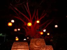 At the entry of the resort—how cool is that? I’d love to figure out how to make much smaller versions of the lights!