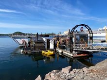 Saunas along side the Oslofjord 