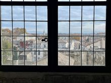 View to the town from an upper floor of the palace