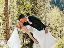 This picture shows her dress pretty good. 