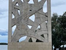 This may be one of the first things you see as you enter the town from the parking lot. It is the Yugoslav - Era Monument. This is Tito era. There seems to be mixed reviews about Tito in this area, some people think it was better in the old days. Just like your stoner friends who say, Vinyl was better, man