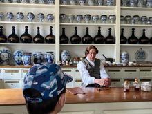 Inside the apothecary 