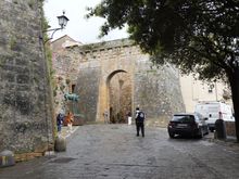 I was lucky and got a parking space just a few steps behind where this photo was taken at the Porta al Prato. My apartment was less than 100 yards down the street that angles off to the right