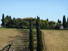 The "Gladiator" villa outside San Quirico