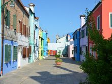 side alley Burano