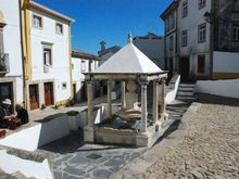 One of its pretty fountains for its acclaimed mineral waters