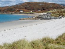 The white sands of Camusdarach