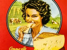 An old fromage advert for Comte.