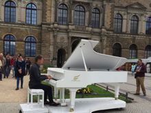 Dresden, Germany. He was really good!!