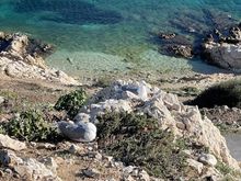 There are a couple hundred people living on the island - but many, many more birds